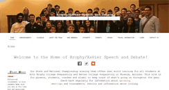 Desktop Screenshot of brophyspeechanddebate.com